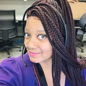 Previously Worn Lace Front Edge Braided Wig